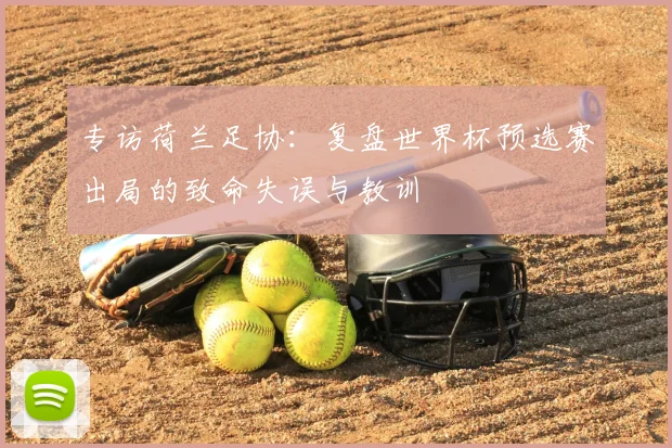专访荷兰足协：复盘世界杯预选赛出局的致命失误与教训